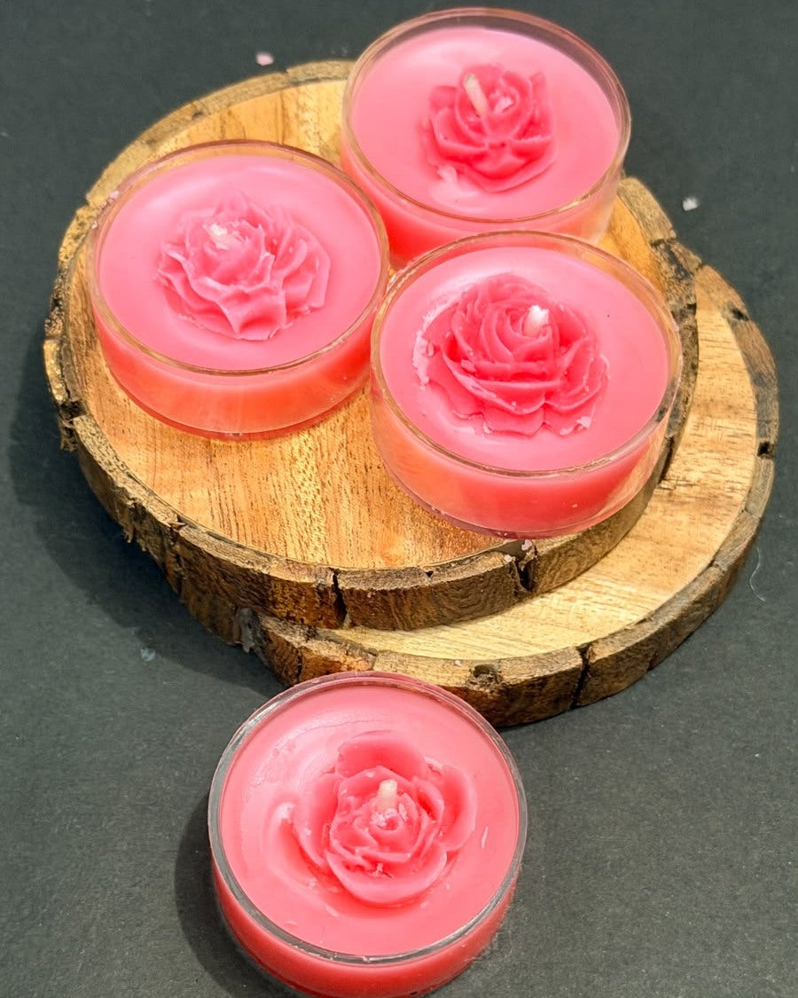 Rose Tealights (Set of 6)